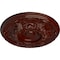 Ekena Millwork Granada Ceiling Medallion (Fits Canopies up to 7 1/8"), 19"OD x 1 1/2"P, Brushed Mahogany CM19GABMF - alternate 2